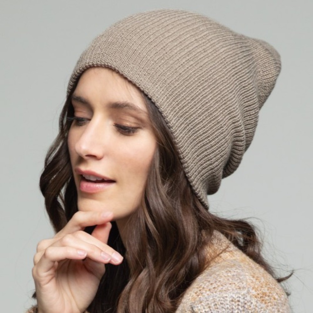 New Soft Cozy Chic Slouchy Knit Hat - Picture 1 of 5